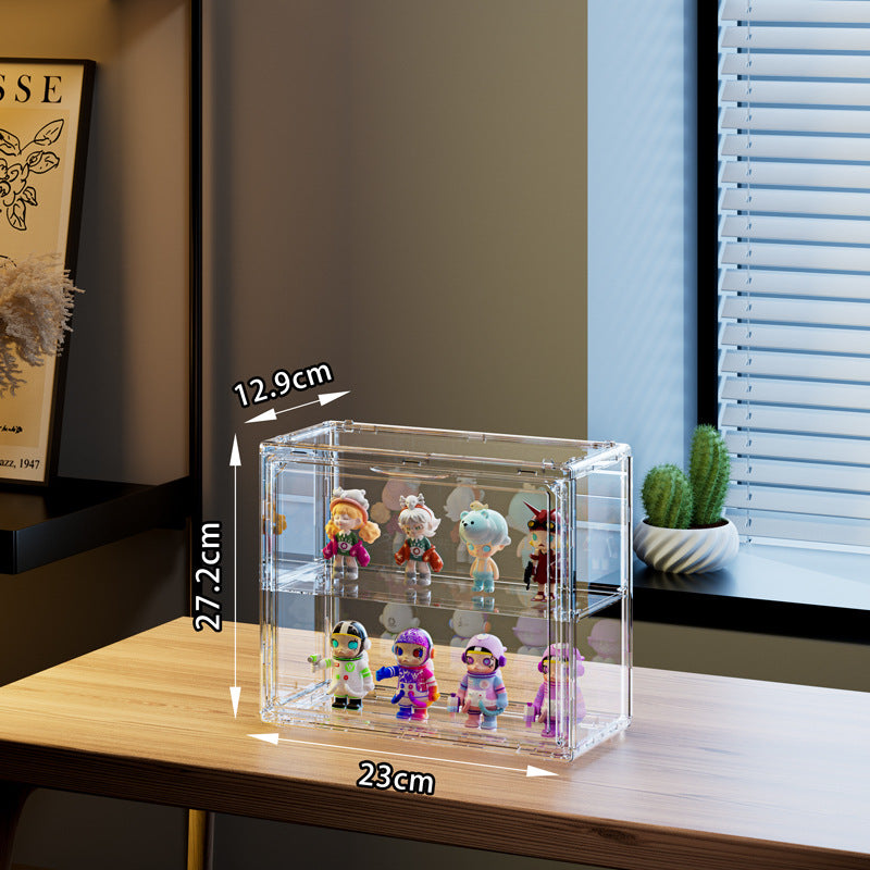 Acrylic Collectible Display Cabinet — Dustproof Blind Box & Figure Stand