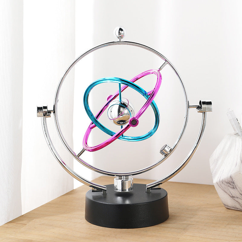 Celestial Newton pendulum ball perpetual motion instrument chaos ornaments creative home room office modern simple ornaments gifts