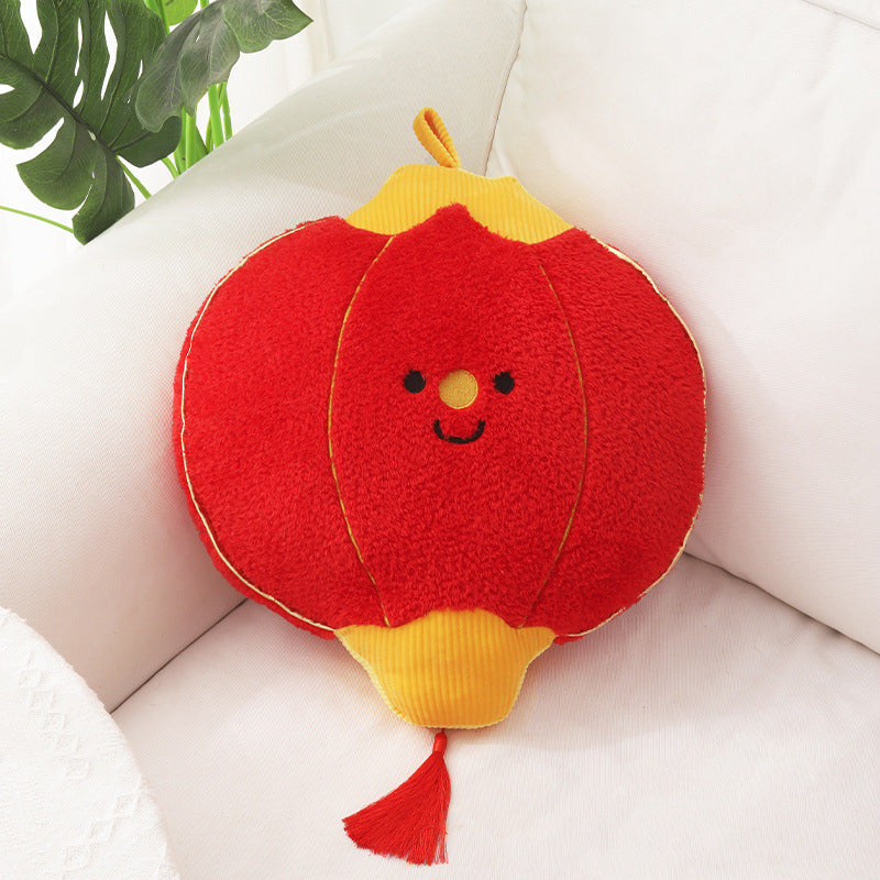 Lucky Lion Plush Pillow — Festive Home Sofa Ornament & Gift