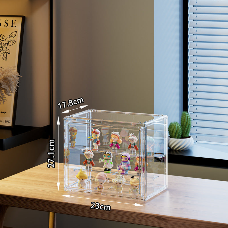 Acrylic Collectible Display Cabinet — Dustproof Blind Box & Figure Stand