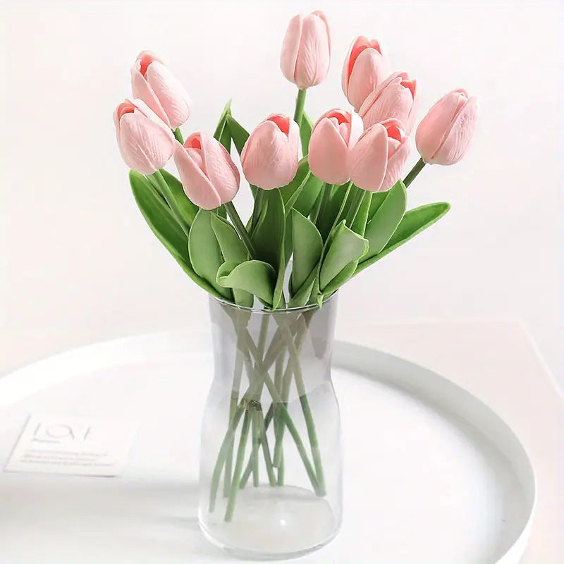 Mini Tulip Artificial Bouquet — European Style Home & Photo Decor