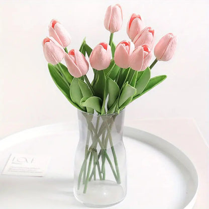 Mini Tulip Artificial Bouquet — European Style Home & Photo Decor