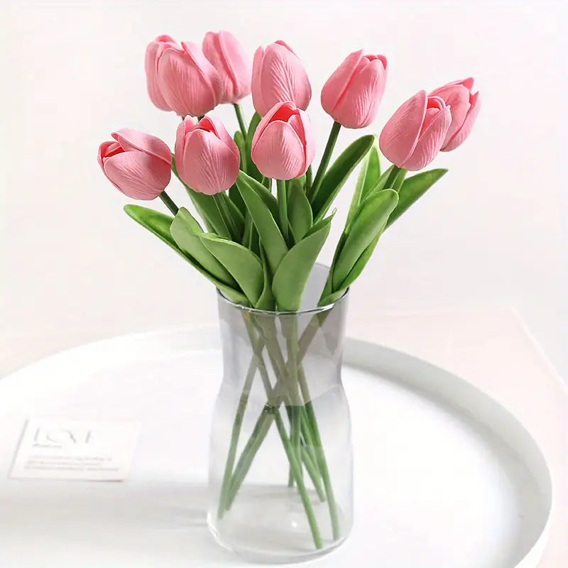 Mini Tulip Artificial Bouquet — European Style Home & Photo Decor