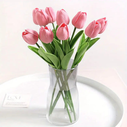 Mini Tulip Artificial Bouquet — European Style Home & Photo Decor