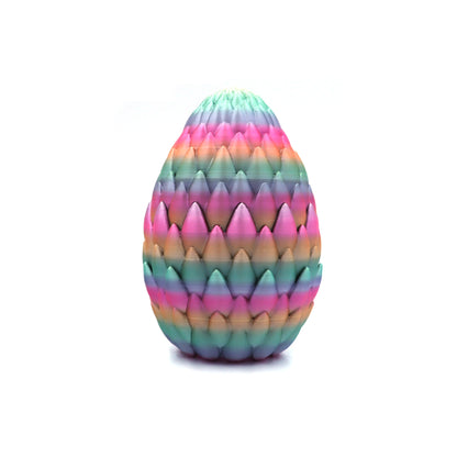 3D Dragon Egg Ornament — Handcrafted Mythical Desk Sculpture