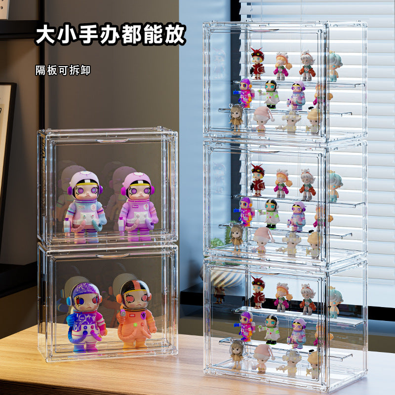 Acrylic Collectible Display Cabinet — Dustproof Blind Box & Figure Stand