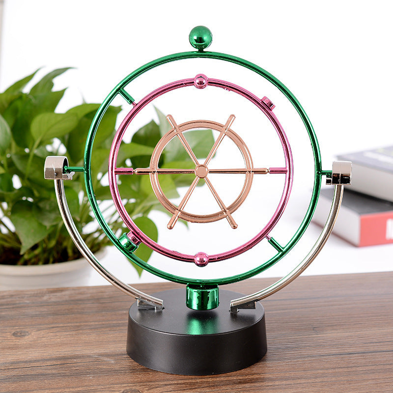 Celestial Newton pendulum ball perpetual motion instrument chaos ornaments creative home room office modern simple ornaments gifts