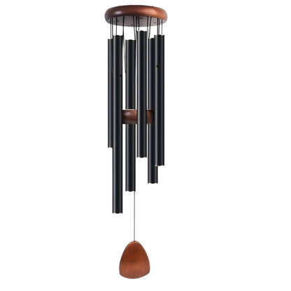 Classic Six-Tube Metal Wind Chime — High-Tone Aluminium Hanging Decor