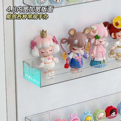 Wall-Mounted Collectible Display Shelf — Acrylic Blind Box & Lego Stand
