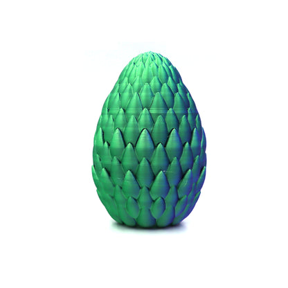 3D Dragon Egg Ornament — Handcrafted Mythical Desk Sculpture