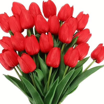 Mini Tulip Artificial Bouquet — European Style Home & Photo Decor