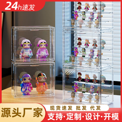 Acrylic Collectible Display Cabinet — Dustproof Blind Box & Figure Stand