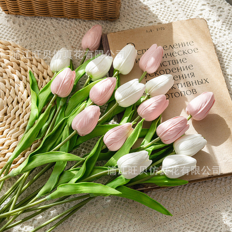Mini Tulip Artificial Bouquet — European Style Home & Photo Decor