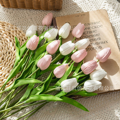 Mini Tulip Artificial Bouquet — European Style Home & Photo Decor