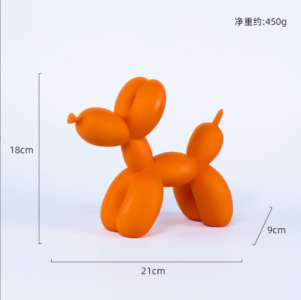 Nordic Dog Sculpture — Modern Luxury Desktop & Shelf Ornament