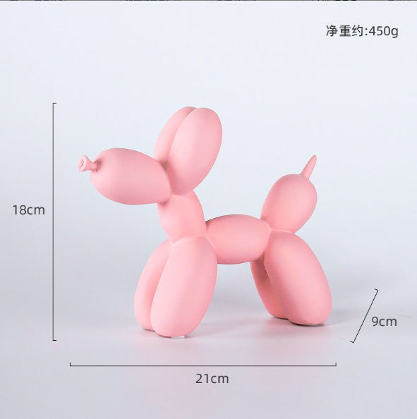 Nordic Dog Sculpture — Modern Luxury Desktop & Shelf Ornament