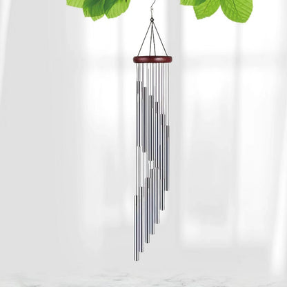 Classic Six-Tube Metal Wind Chime — High-Tone Aluminium Hanging Decor