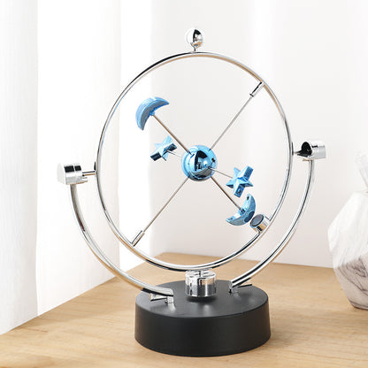 Celestial Newton pendulum ball perpetual motion instrument chaos ornaments creative home room office modern simple ornaments gifts