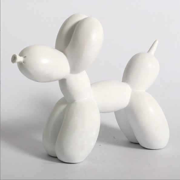 Nordic Dog Sculpture — Modern Luxury Desktop & Shelf Ornament