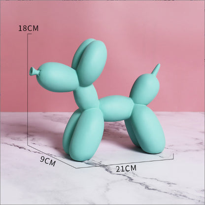 Nordic Dog Sculpture — Modern Luxury Desktop & Shelf Ornament