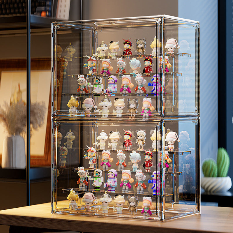 Acrylic Collectible Display Cabinet — Dustproof Blind Box & Figure Stand