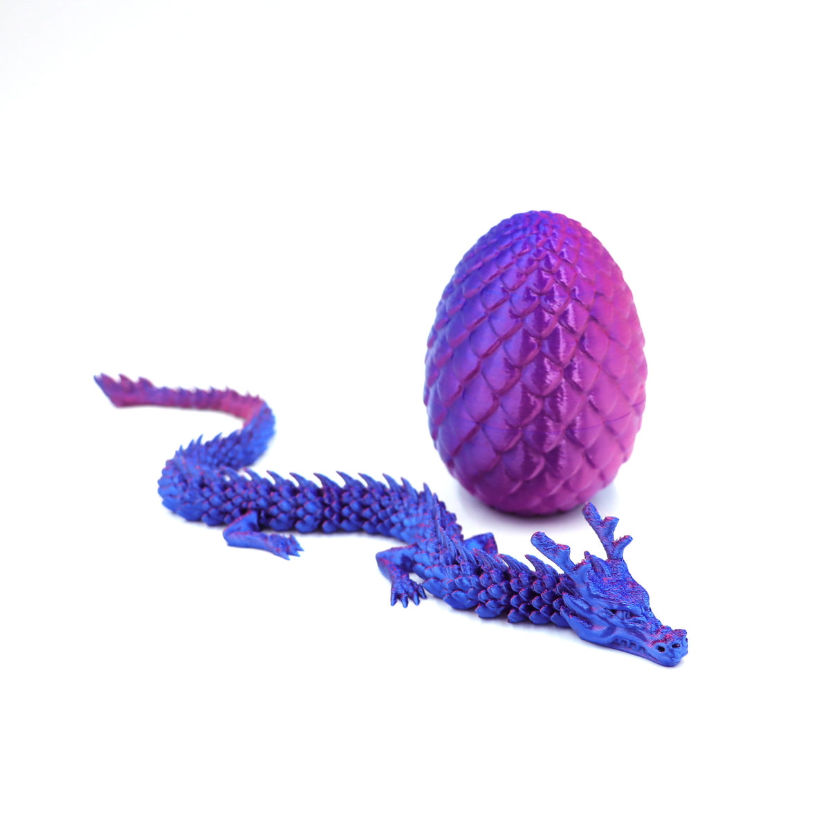 3D Dragon Egg Ornament — Handcrafted Mythical Desk Sculpture