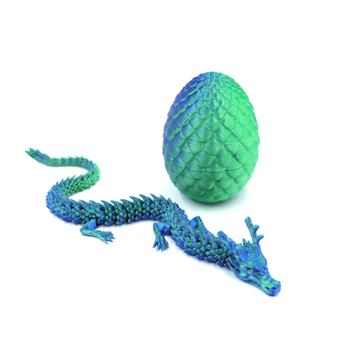 3D Dragon Egg Ornament — Handcrafted Mythical Desk Sculpture