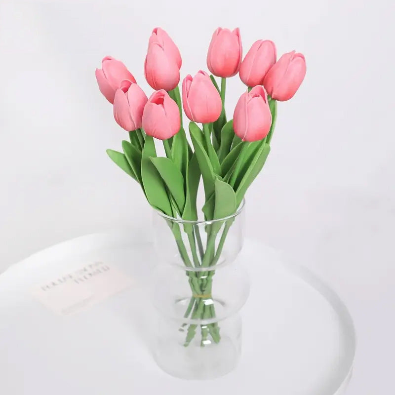 Mini Tulip Artificial Bouquet — European Style Home & Photo Decor