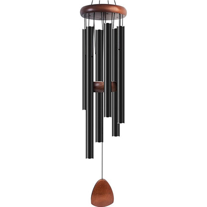 Classic Six-Tube Metal Wind Chime — High-Tone Aluminium Hanging Decor