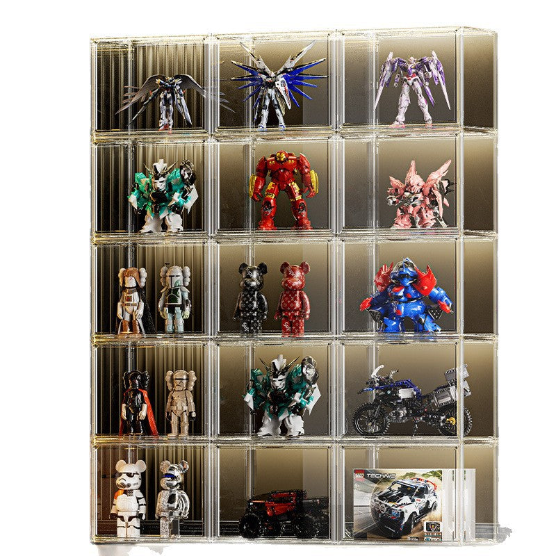 Acrylic Collectible Display Cabinet — Dustproof Blind Box & Figure Stand
