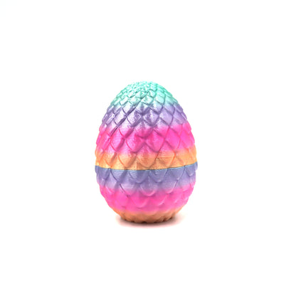 3D Dragon Egg Ornament — Handcrafted Mythical Desk Sculpture