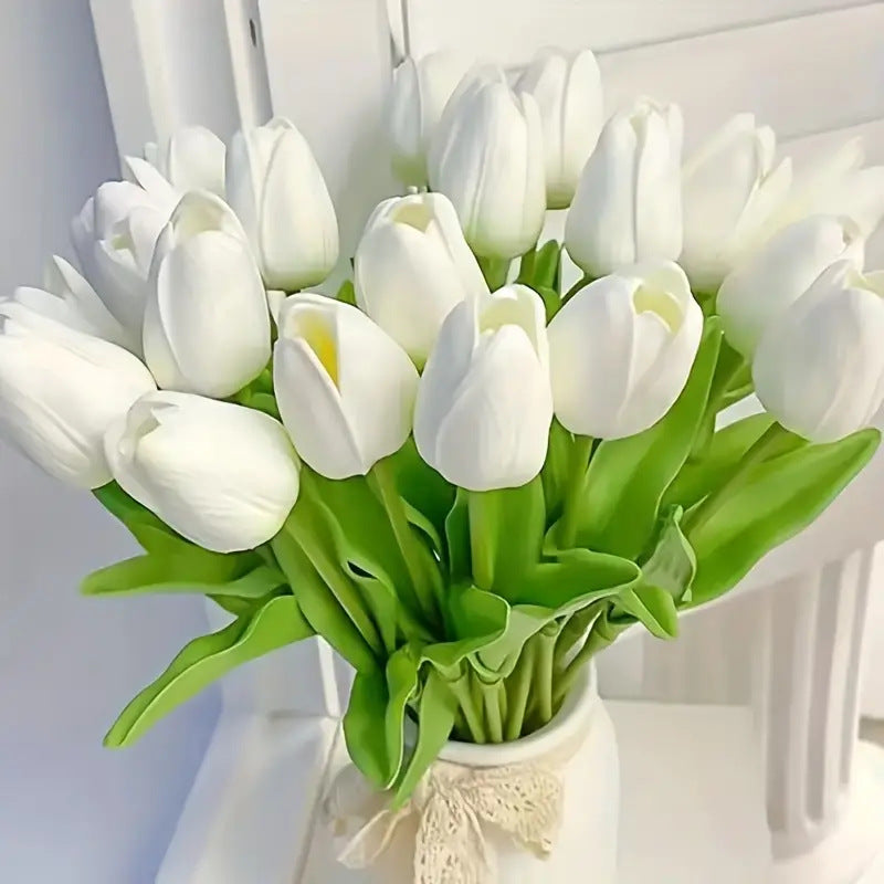 Mini Tulip Artificial Bouquet — European Style Home & Photo Decor