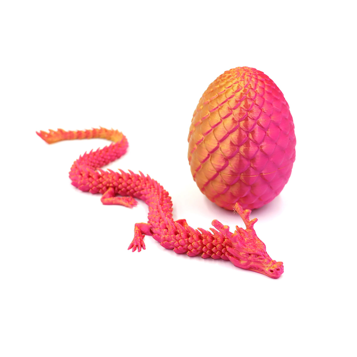 3D Dragon Egg Ornament — Handcrafted Mythical Desk Sculpture