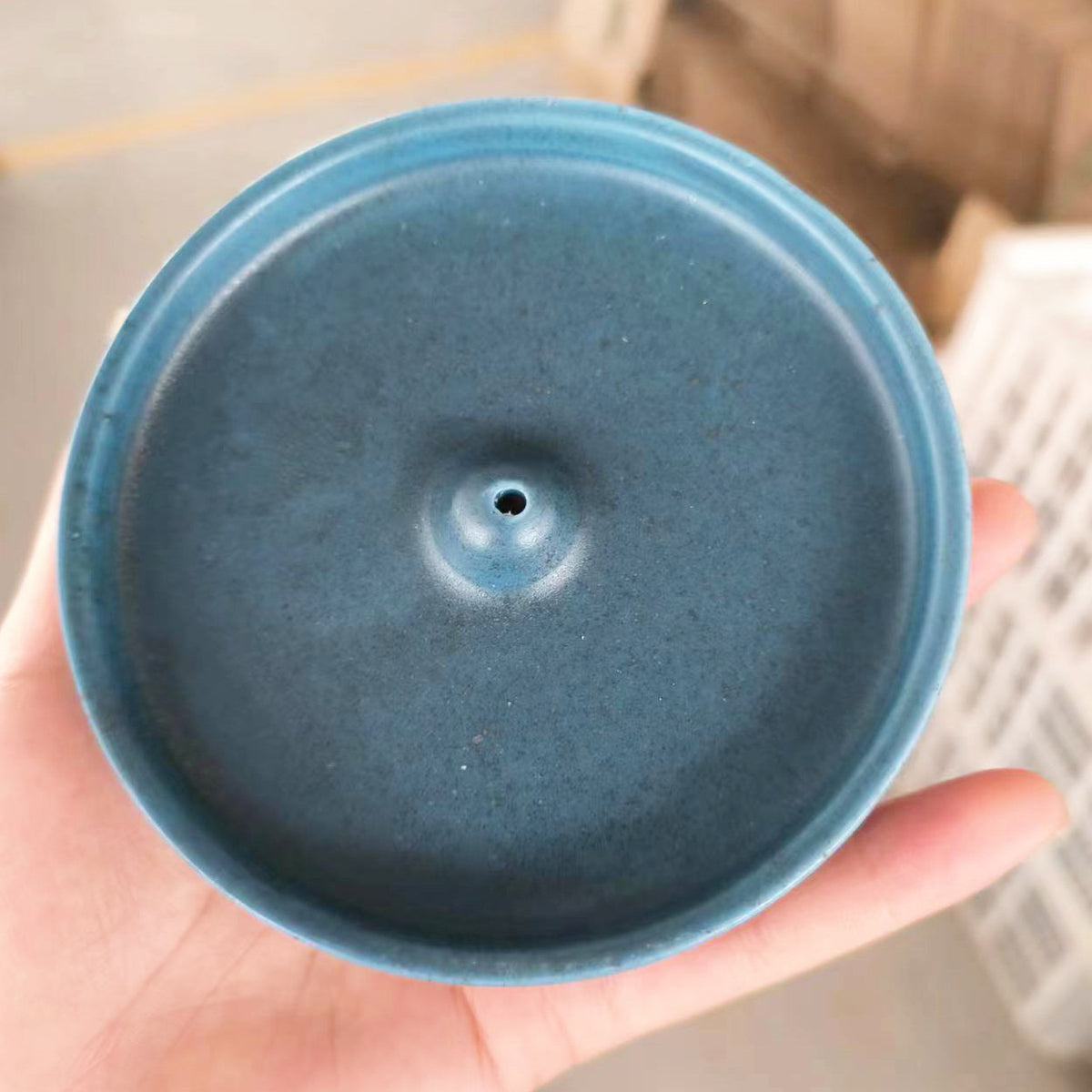 Ceramic Incense Holder & Tray — Artisan Agarwood Sandalwood Burner